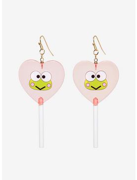 Keroppi Heart Lollipop Earrings, , hi-res