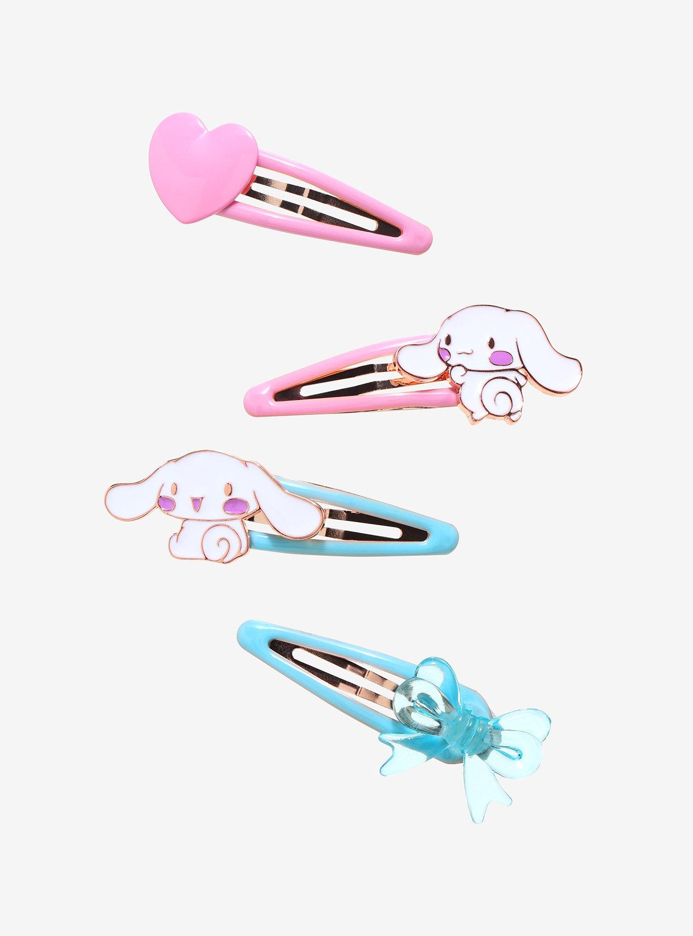 Cinnamoroll Heart Ribbon Hair Clip Set Hot Topic