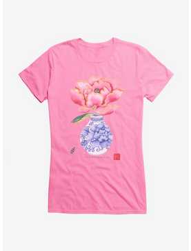 Hot Topic Foundation X American & Pacific Islander Heritage Month Cursed Peony Girls T-Shirt, , hi-res