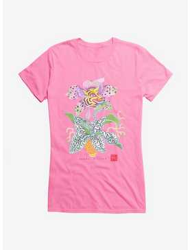 Hot Topic Foundation X American & Pacific Islander Heritage Month Dog Tiger Orchid Girls T-Shirt, , hi-res