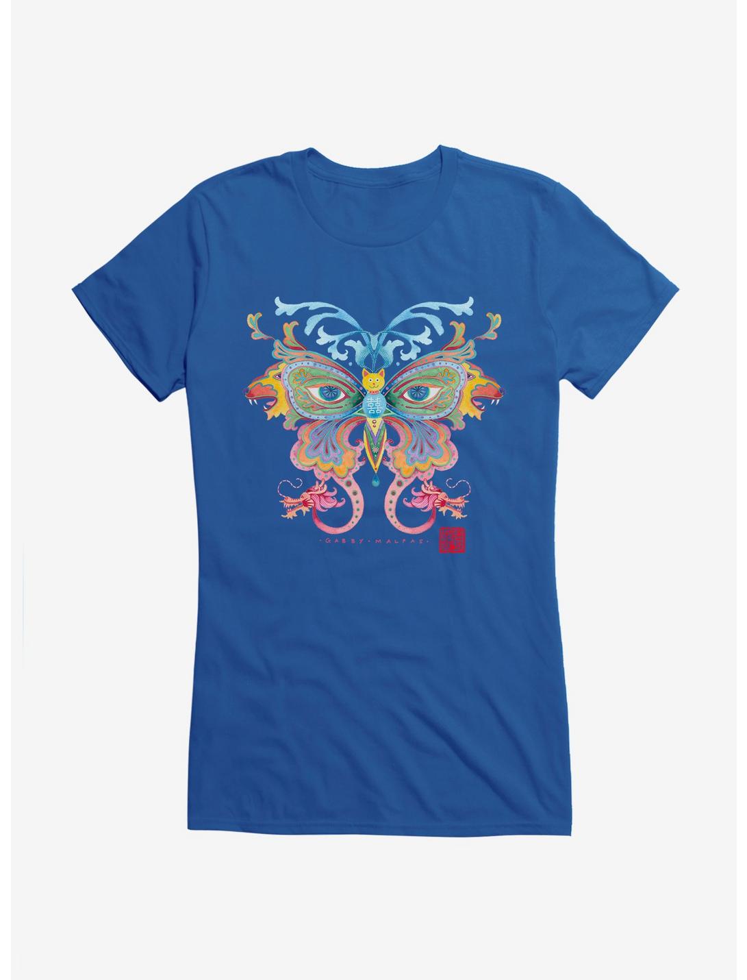 Hot Topic Foundation X AAPI Heritage Month Gabby Malpas Wolf Butterfly Girls T-Shirt, , hi-res