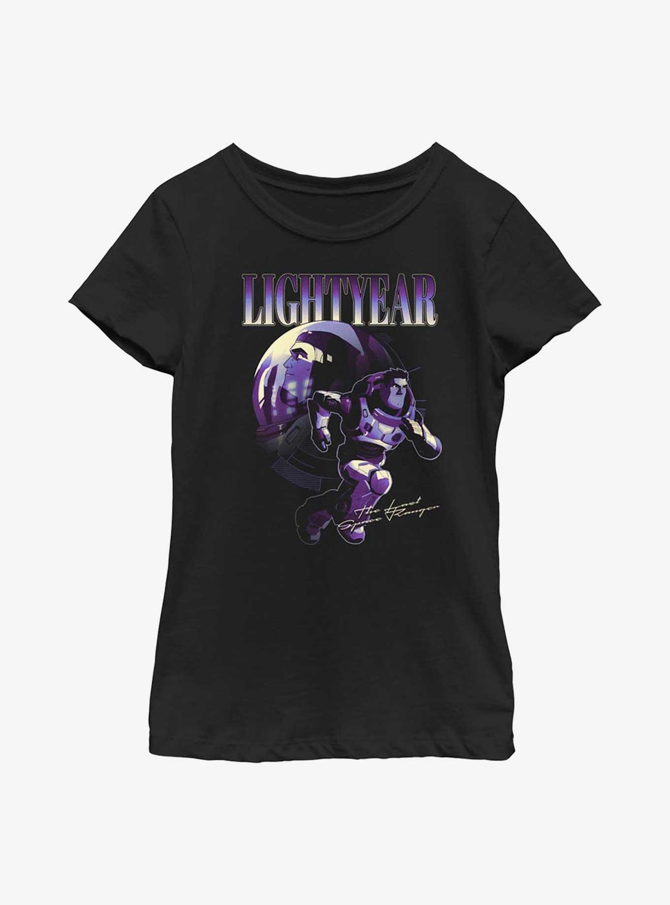 Disney Pixar Lightyear Hero Youth Girls T-Shirt, BLACK, hi-res