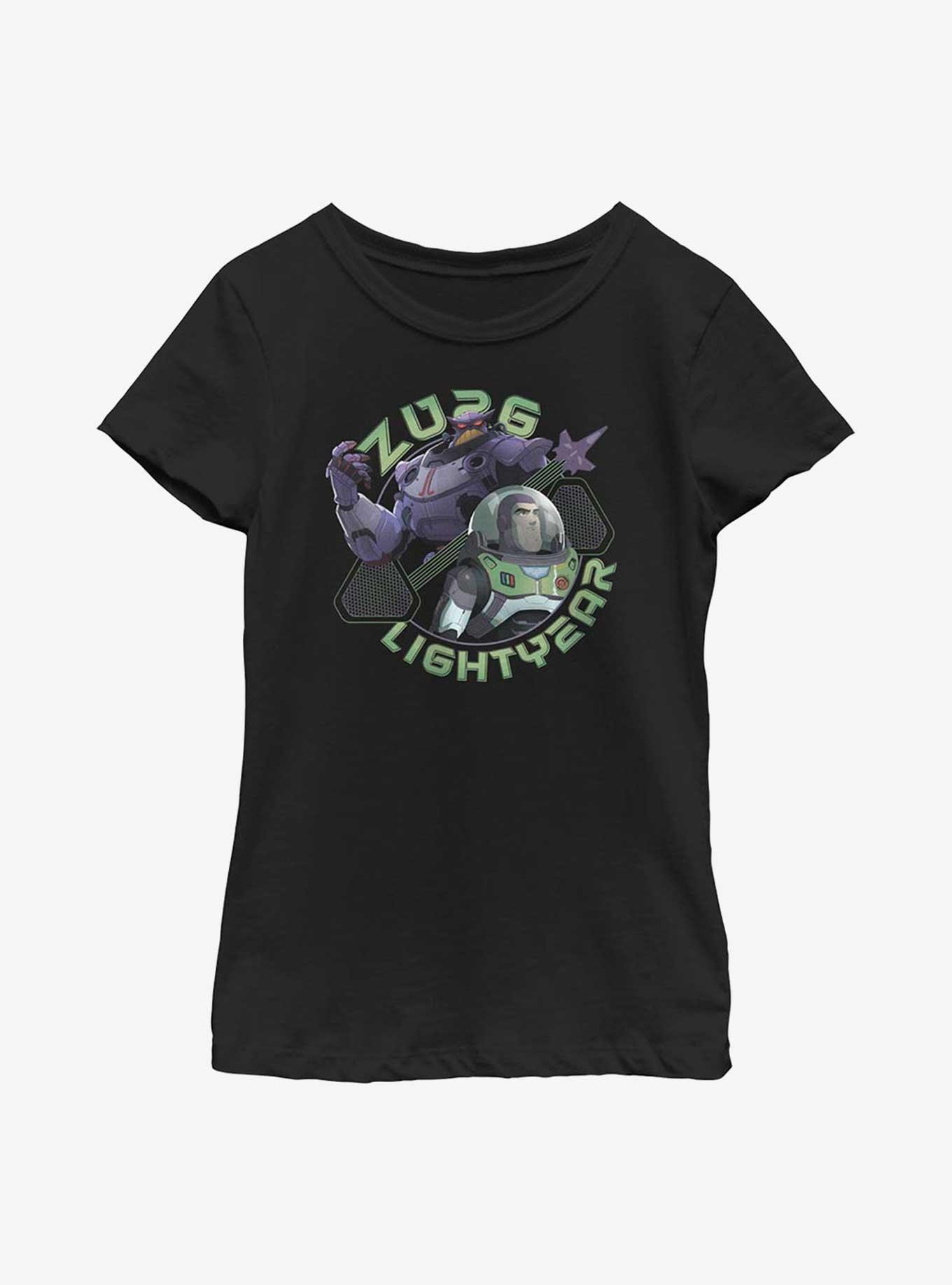 Disney Pixar Lightyear Two Sides Youth Girls T-Shirt, BLACK, hi-res