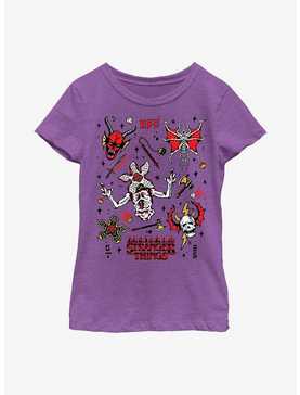 Stranger Things Flash Sheet Youth Girls T-Shirt, , hi-res
