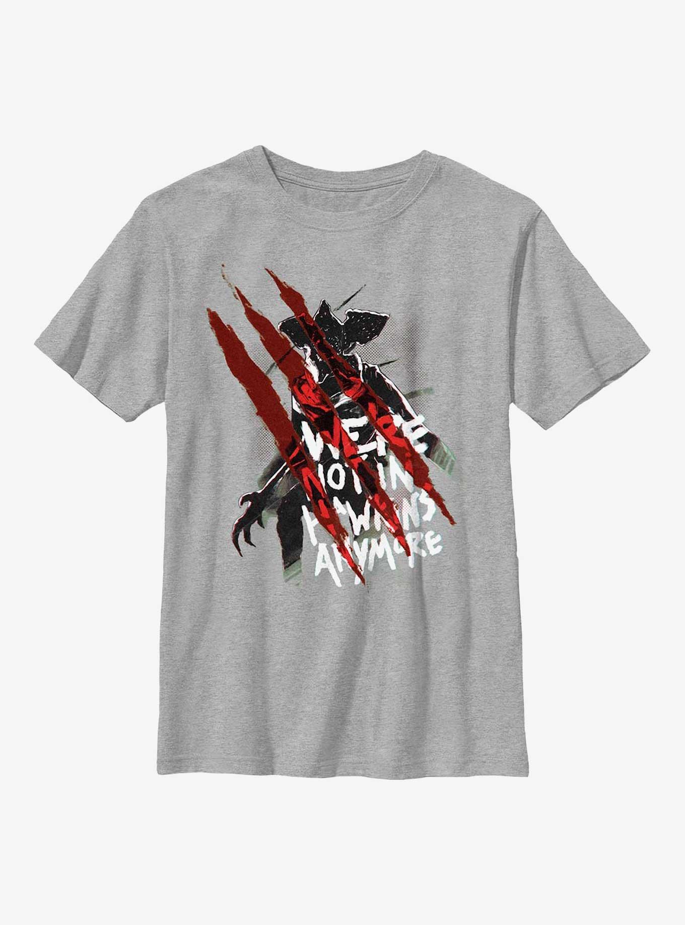 Stranger Things Demogorgon Slashes Youth T-Shirt, ATH HTR, hi-res view 1