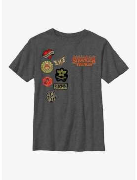 Stranger Things Faux Patches Youth T-Shirt, , hi-res