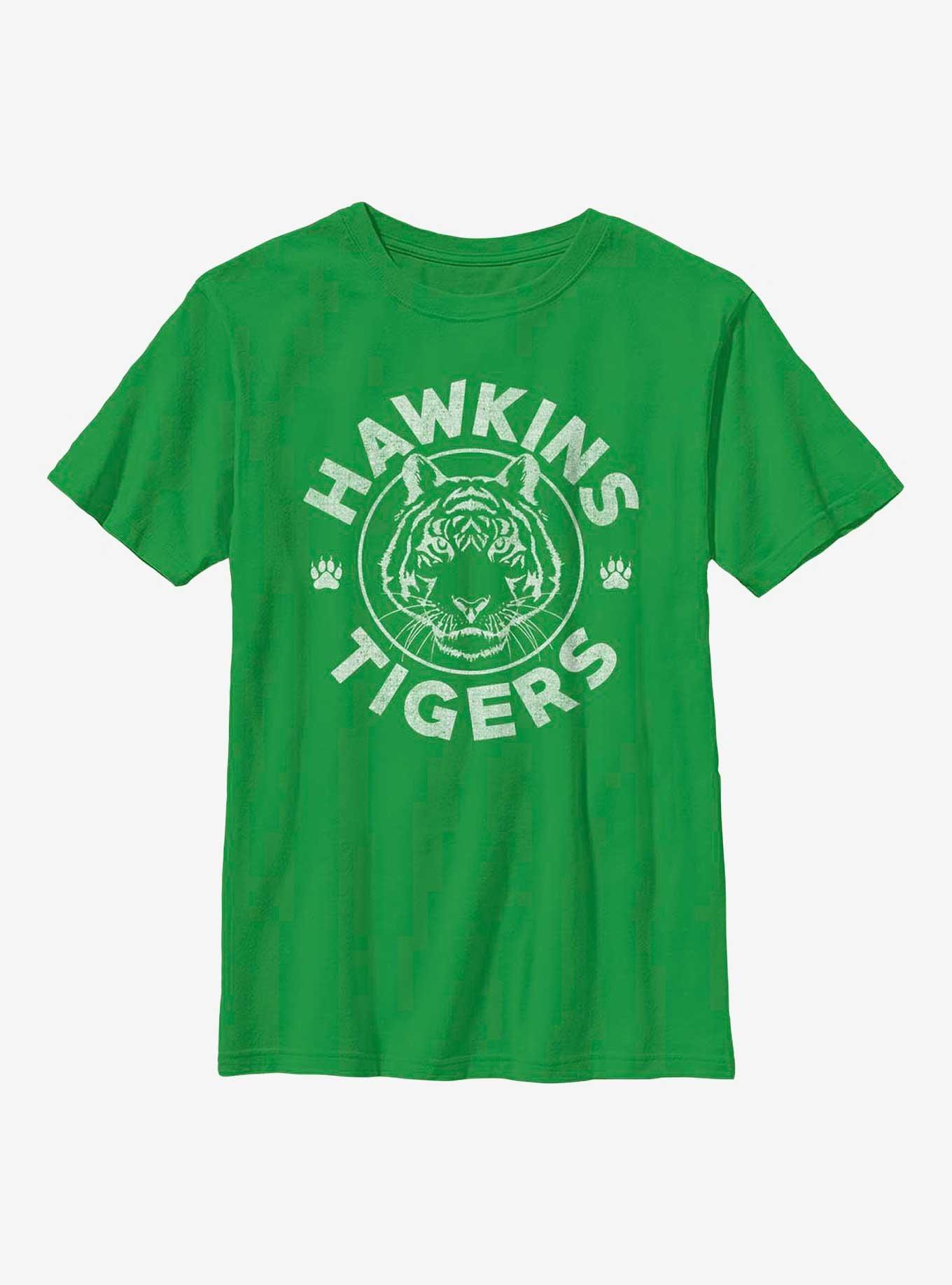 Stranger Things Hawkins Tigers Youth T-Shirt, KELLY, hi-res