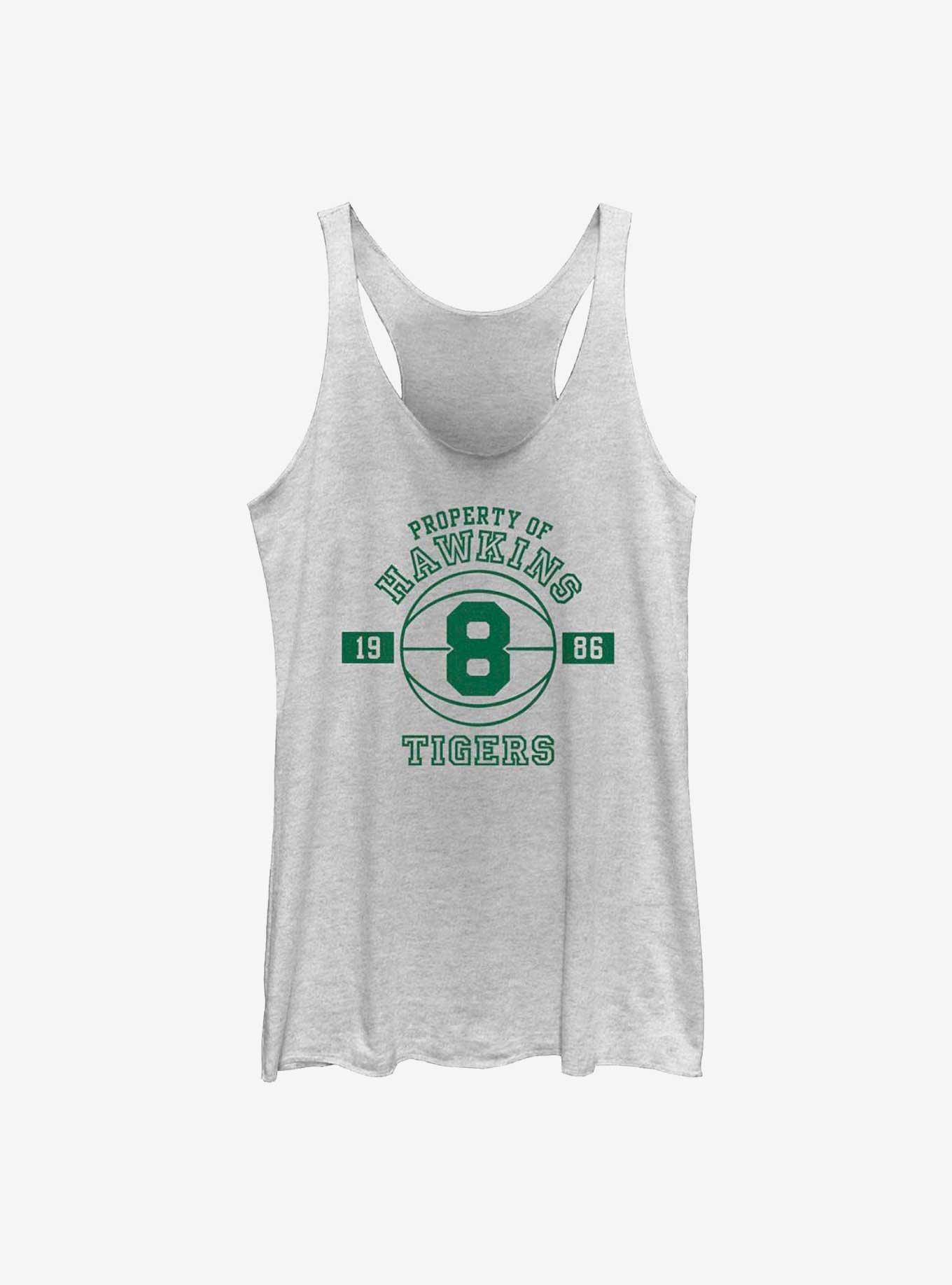 Stranger Things Property Of Hawkins Tigers Womens Tank Top, , hi-res