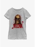 Stranger Things Gritty Vecna Youth Girls T-Shirt, ATH HTR, hi-res