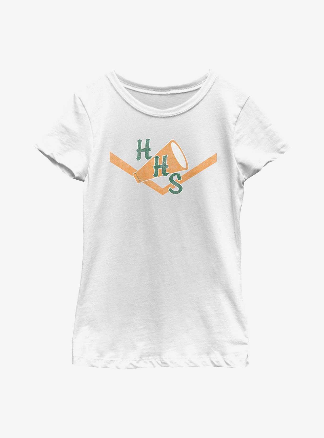 Stranger Things Hawkins High School Youth Girls T-Shirt, WHITE, hi-res