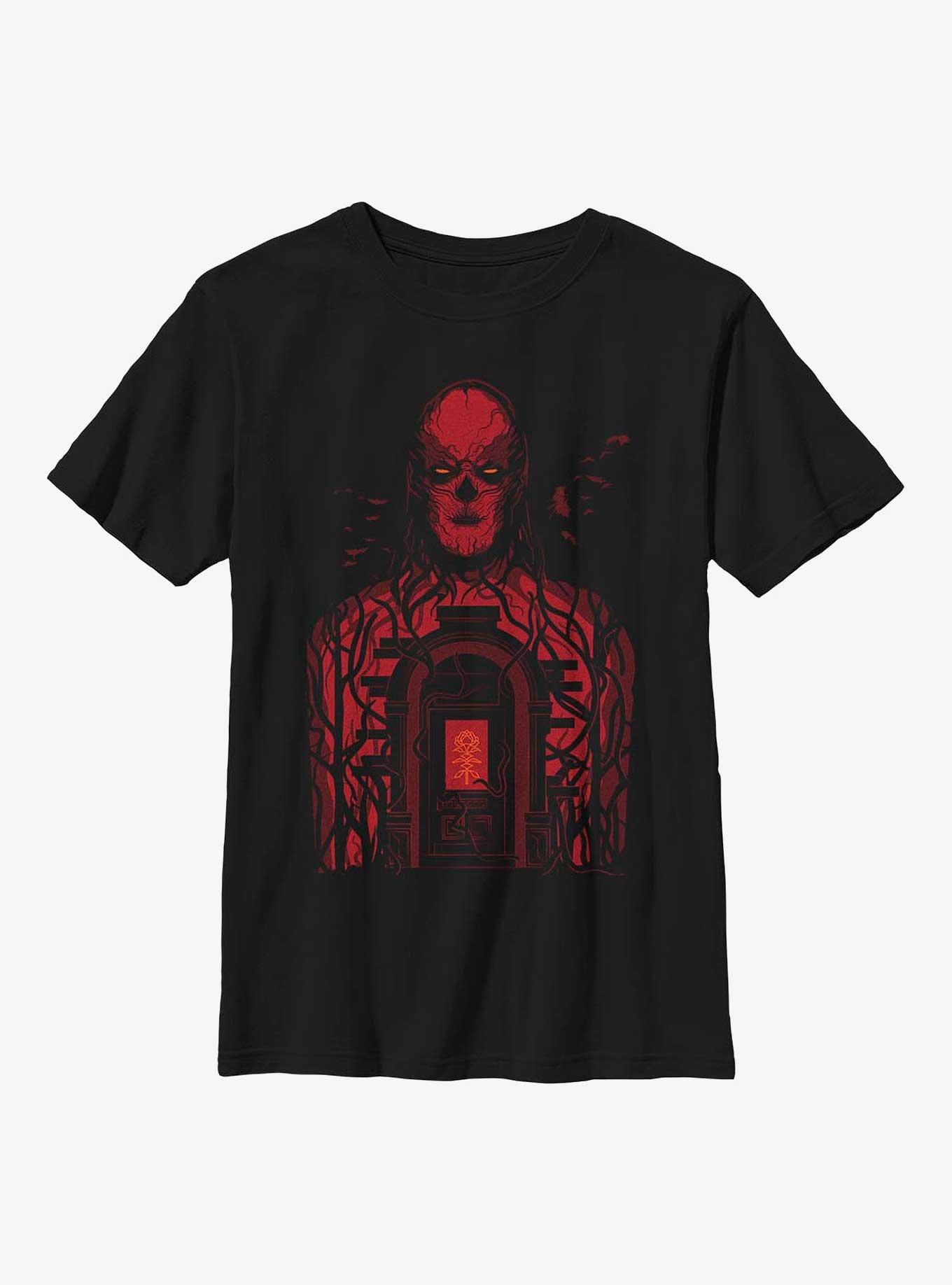 Stranger Things Vecna Door Youth T-Shirt, BLACK, hi-res view 1