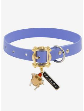 Friends Monica's Peephole Frame Cast Buckle with Turkey and Friends Charms Dog Collar, , hi-res