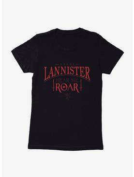Game Of Thrones House Lannister Hear Me Roar Womens T-Shirt, , hi-res