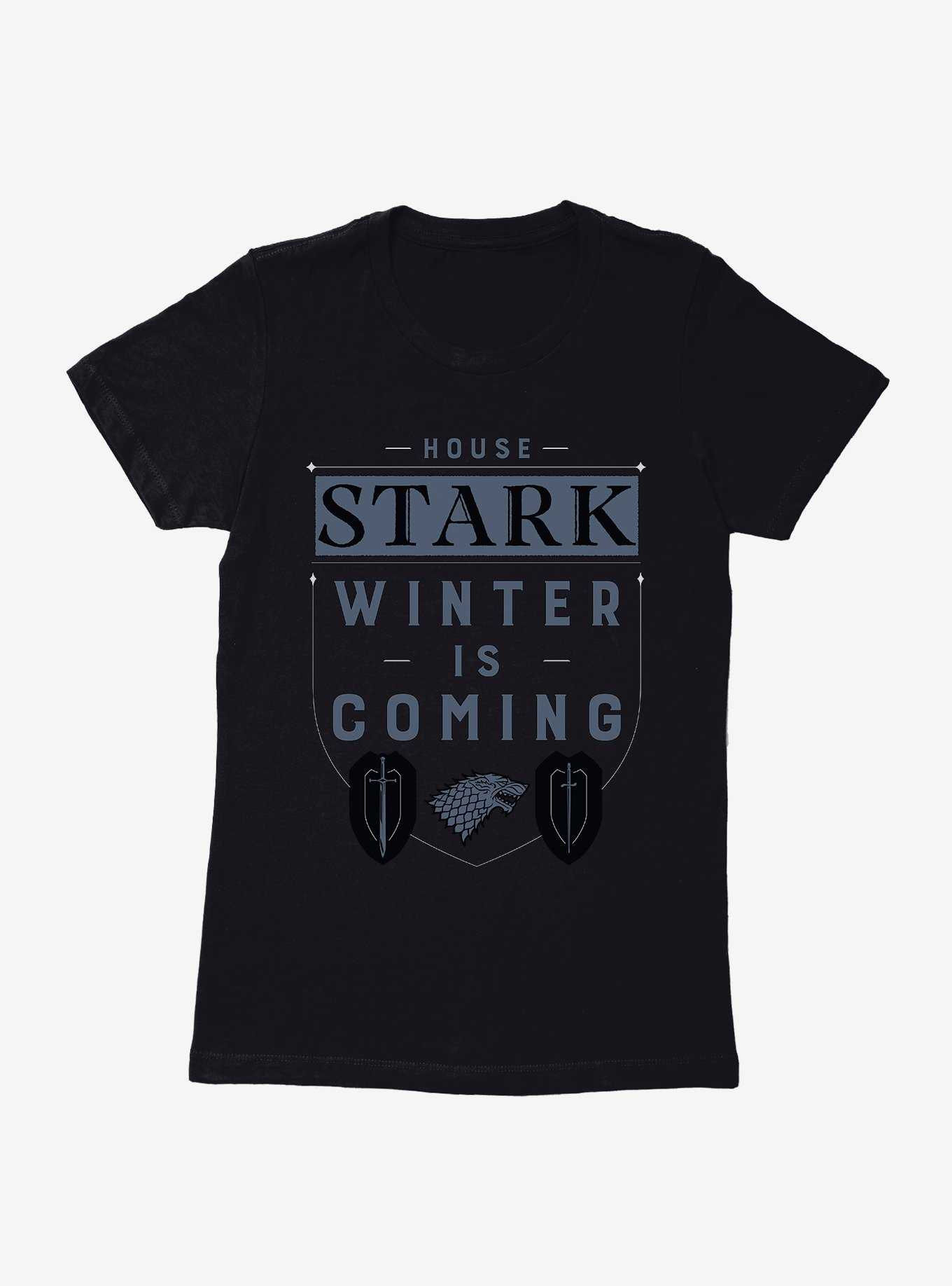 Game Of Thrones House Stark Words Script Womens T-Shirt, , hi-res