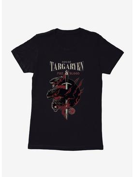 Game Of Thrones HOUSE TARGARYEN Raglan T-Shirt NWT Licensed & Official 