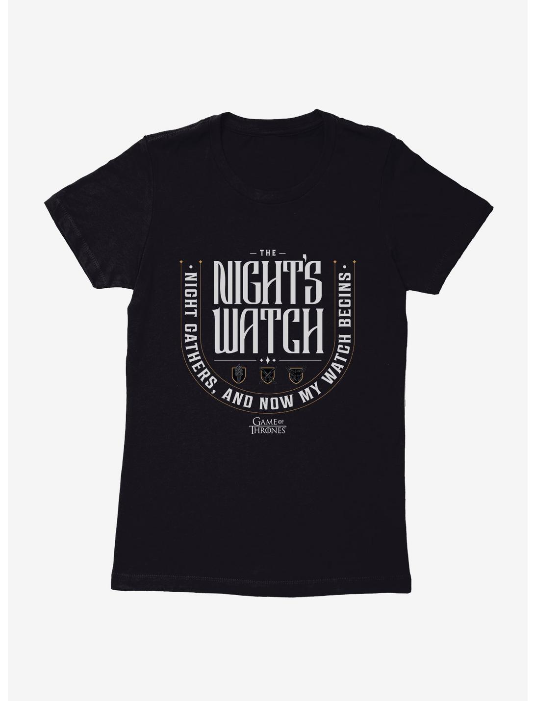 Game Of Thrones The Night's Watch Shields Womens T-Shirt, , hi-res