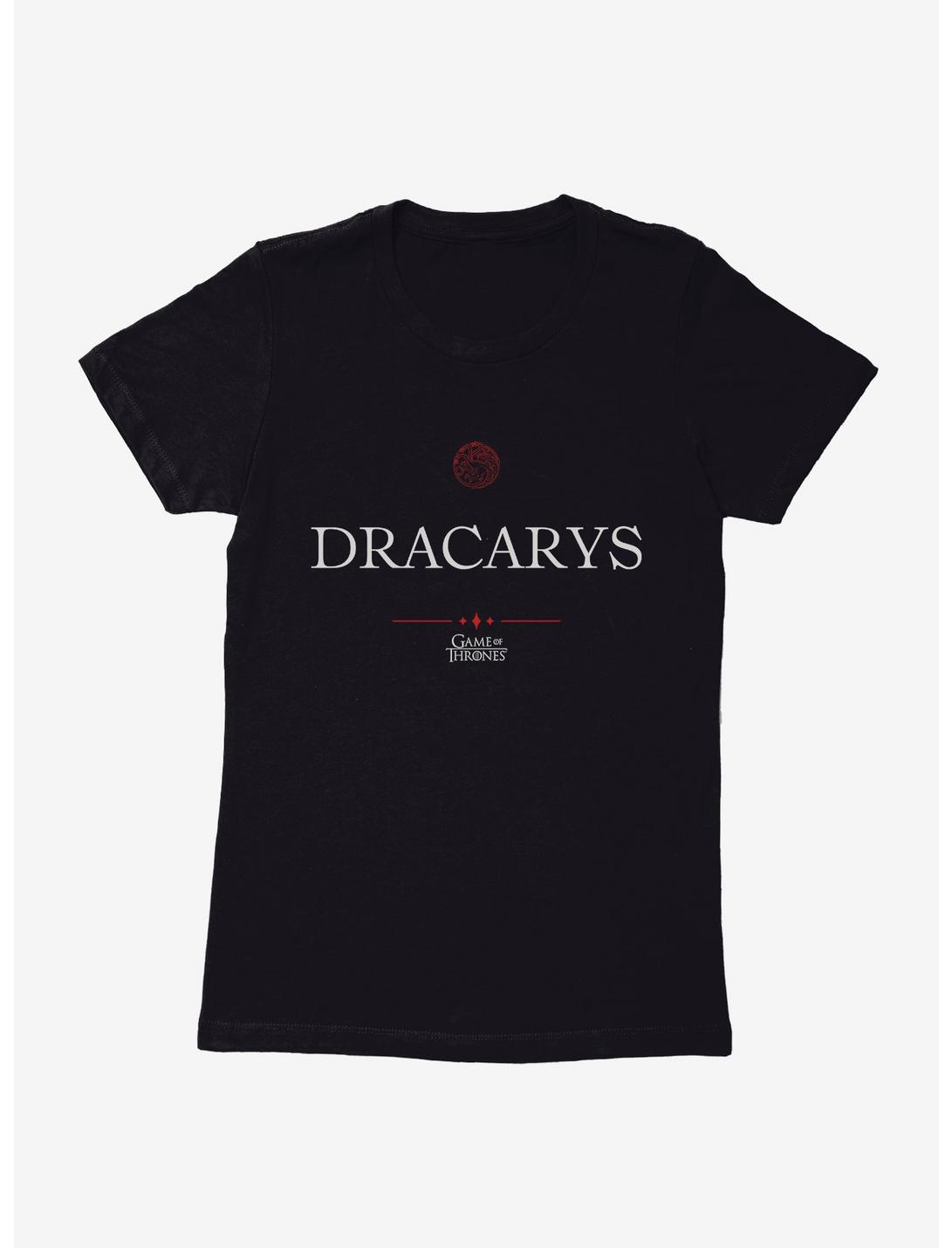 Game Of Thrones Quote Daenerys Dracarys Womens T-Shirt, , hi-res
