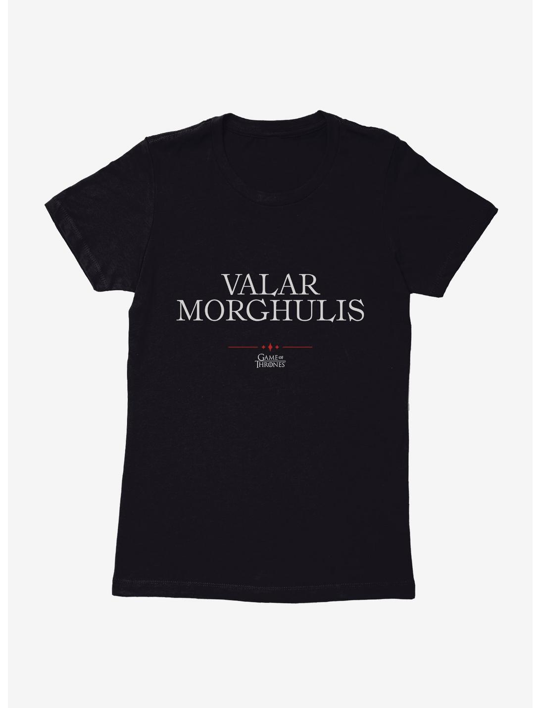 Game Of Thrones Quote Valar Morghulis Womens T-Shirt, , hi-res
