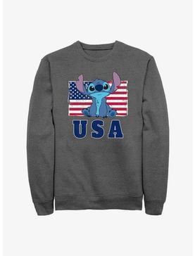 Disney Lilo & Stitch America Sweatshirt, CHAR HTR, hi-res