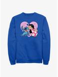 Disney Lilo & Stitch Kisses Sweatshirt, ROYAL, hi-res