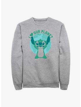 Disney Lilo & Stitch Love Our Planet Sweatshirt, ATH HTR, hi-res