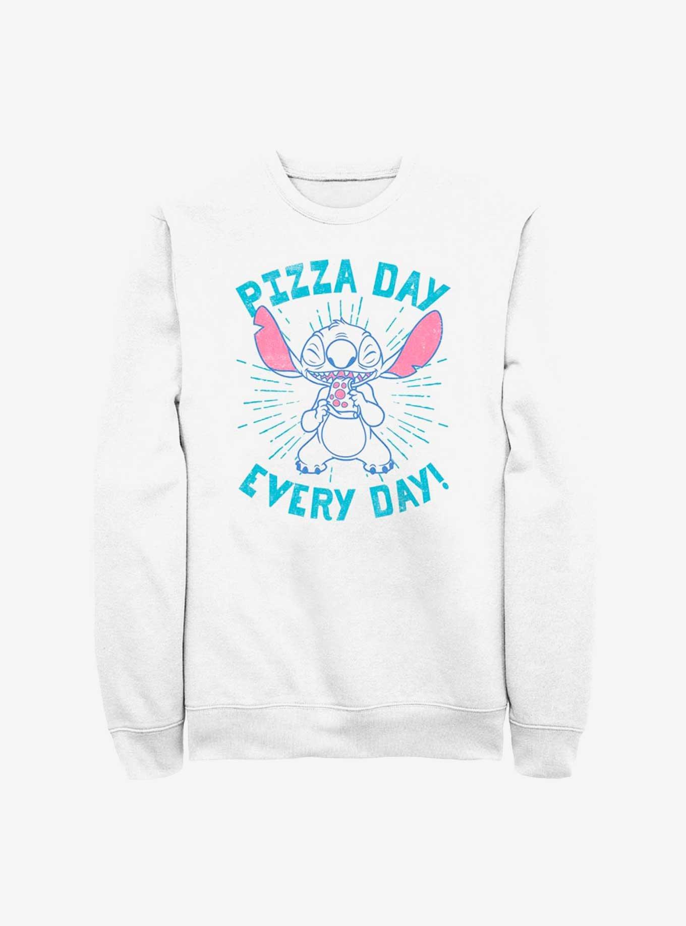 Disney Lilo & Stitch Pizza Day Every Day Sweatshirt, , hi-res
