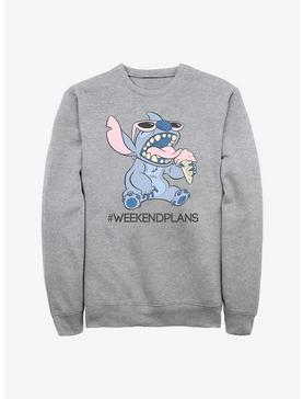 Disney Lilo & Stitch Weekend Plans Sweatshirt, ATH HTR, hi-res