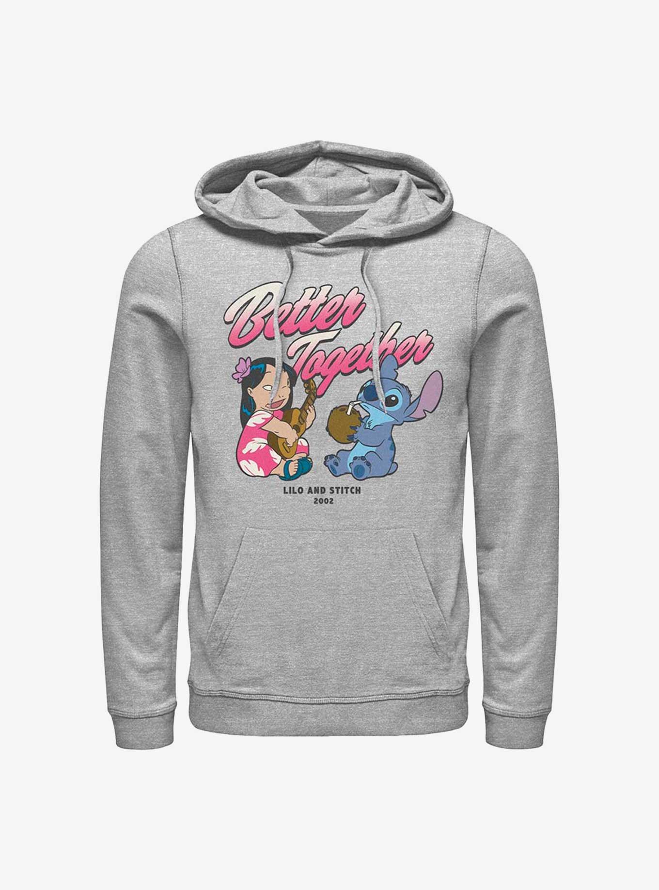 Disney Lilo & Stitch Chillin Hoodie, ATH HTR, hi-res