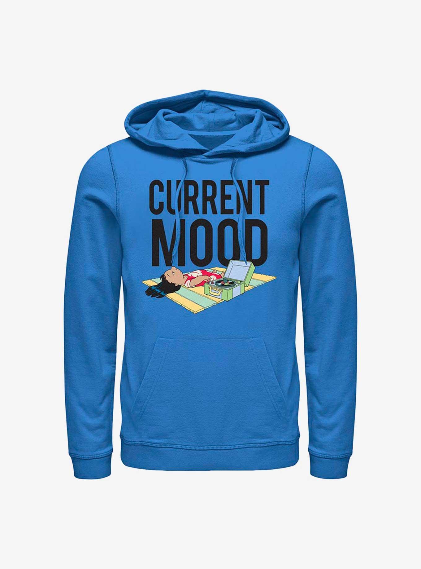 Disney Lilo & Stitch Current Mood Lilo Hoodie, ROYAL, hi-res