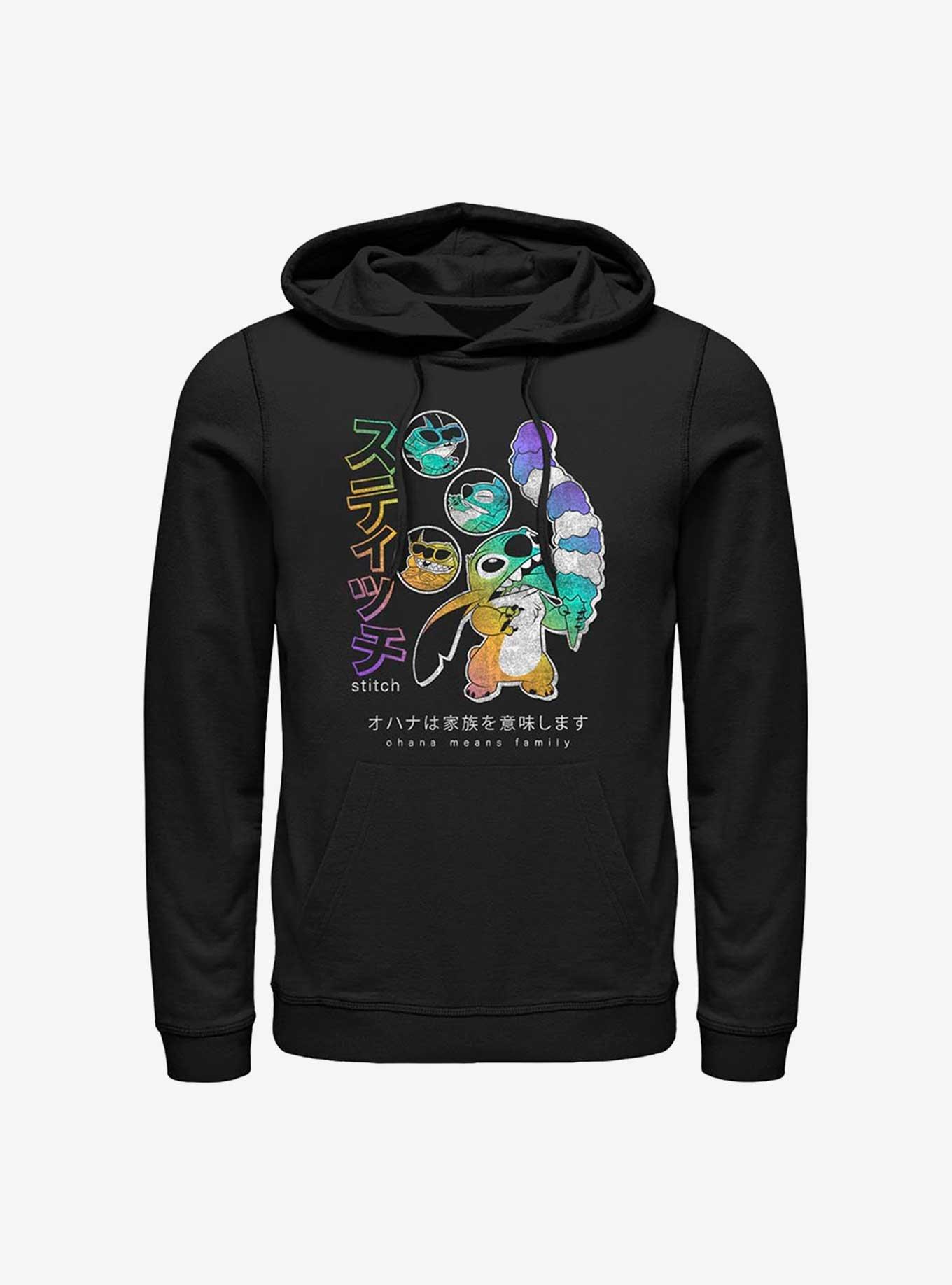 Disney Lilo & Stitch Kanji Stitch Hoodie, , hi-res