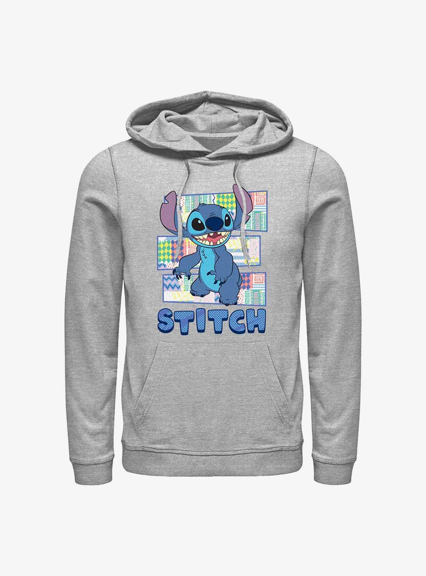 Disney Lilo & Stitch Pattern Stitch Hoodie, , hi-res