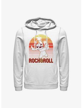 Disney Lilo & Stitch Rock And Roll Stitch Hoodie, WHITE, hi-res
