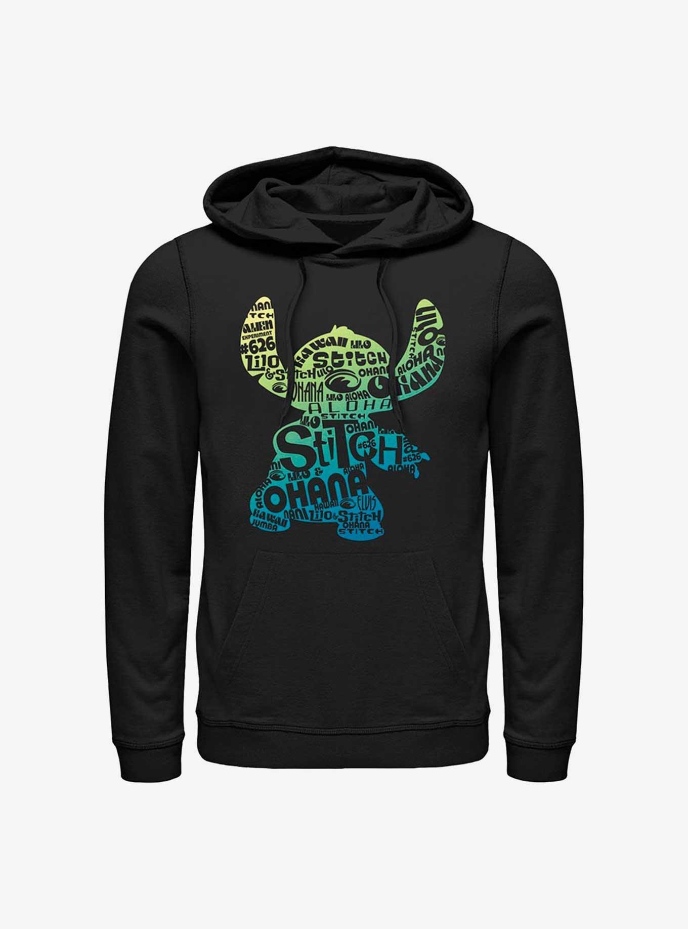 Disney Lilo & Stitch Text Fill Hoodie, , hi-res