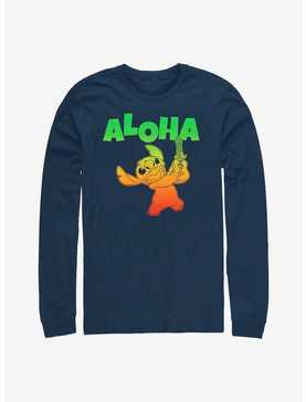 Disney Lilo & Stitch Aloha Stitch Long Sleeve T-Shirt, , hi-res