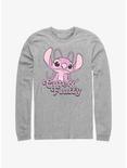 Disney Lilo & Stitch Fluffy Angel Long Sleeve T-Shirt, ATH HTR, hi-res