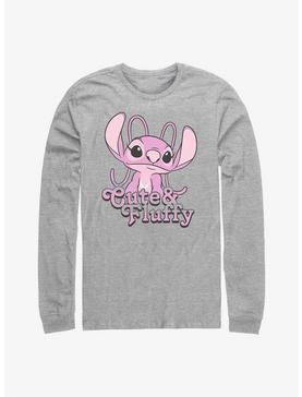 Disney Lilo & Stitch Fluffy Angel Long Sleeve T-Shirt, , hi-res