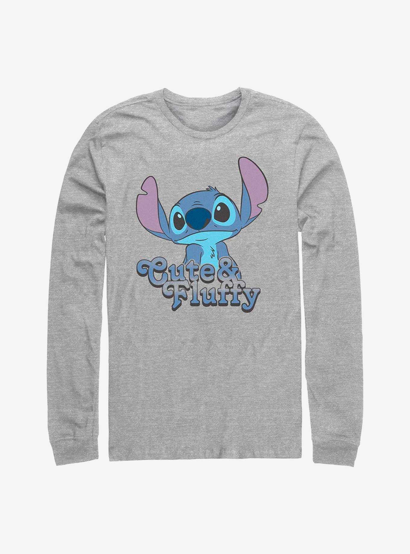 Disney Lilo & Stitch Fluffy Stitch Long Sleeve T-Shirt, , hi-res