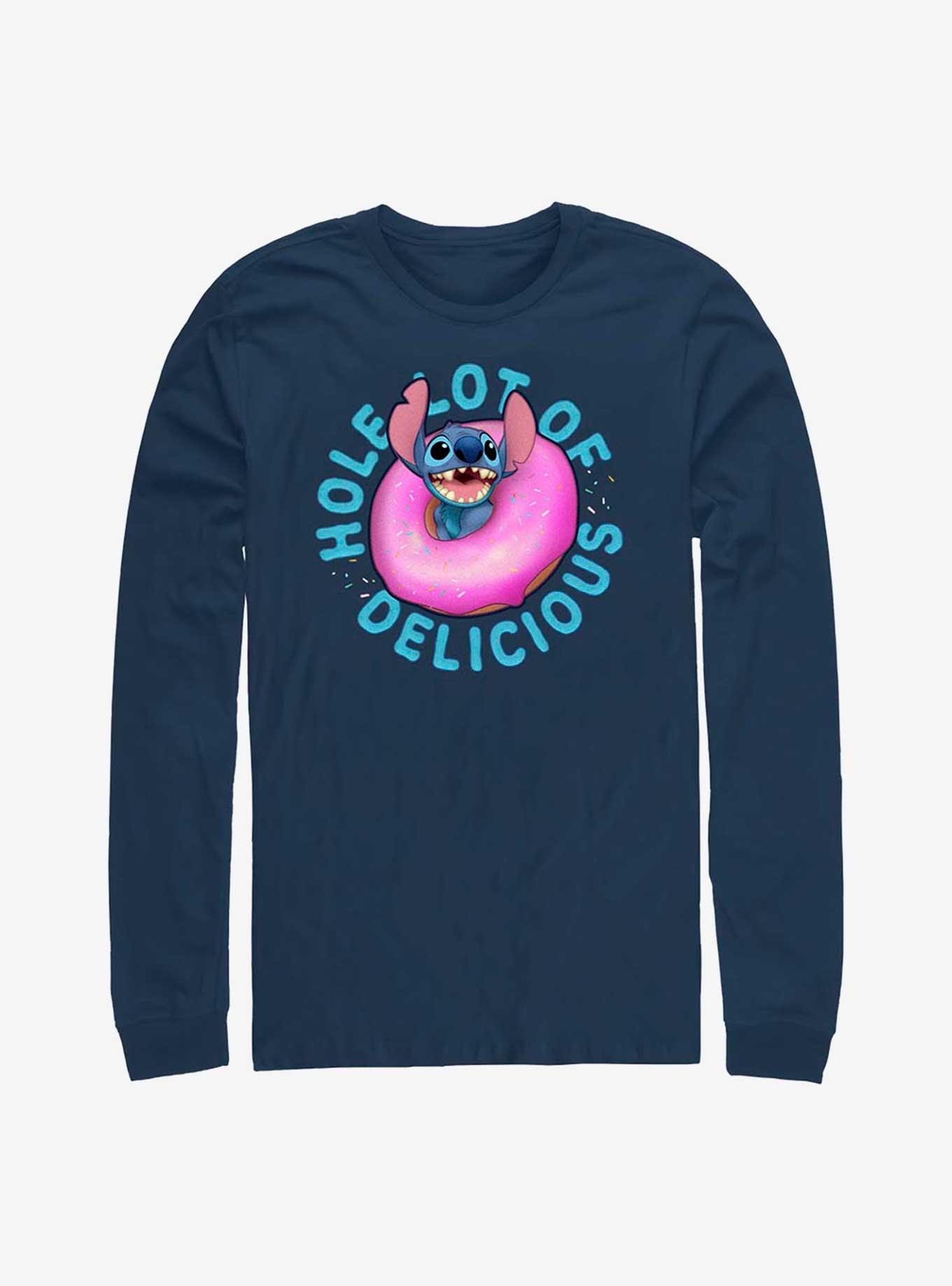 Disney Lilo & Stitch Hole Lot Of Delicious Long Sleeve T-Shirt, , hi-res
