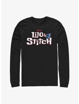 Disney Lilo & Stitch Logo With Stitch Long Sleeve T-Shirt, , hi-res