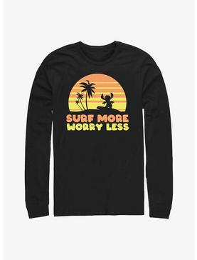 Disney Lilo & Stitch Surf More Worry Less Long Sleeve T-Shirt, , hi-res