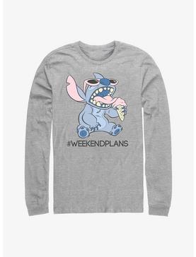 Disney Lilo & Stitch Weekend Plans Long Sleeve T-Shirt, , hi-res