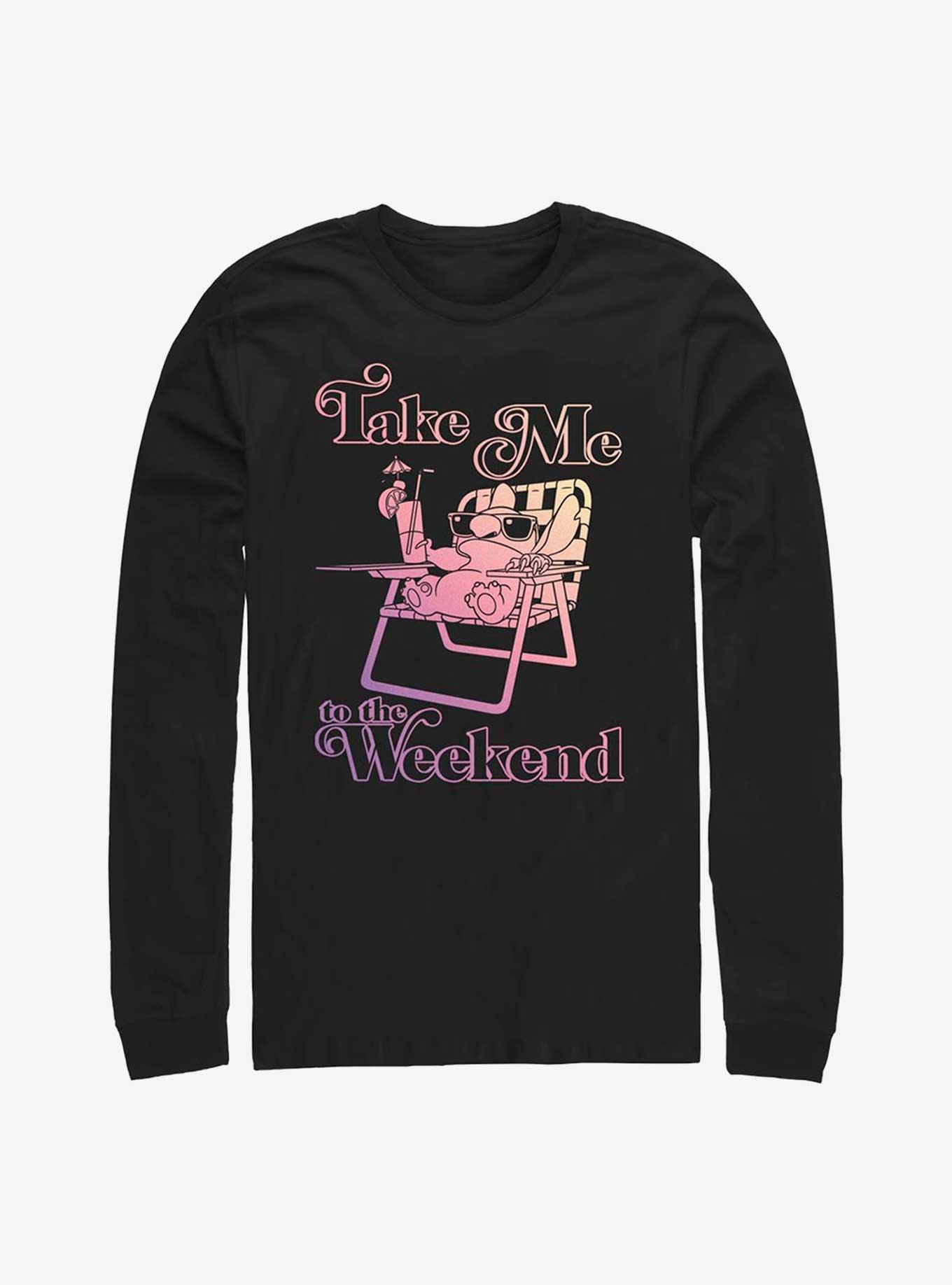 Disney Lilo & Stitch Weekend Stitch Long Sleeve T-Shirt, , hi-res