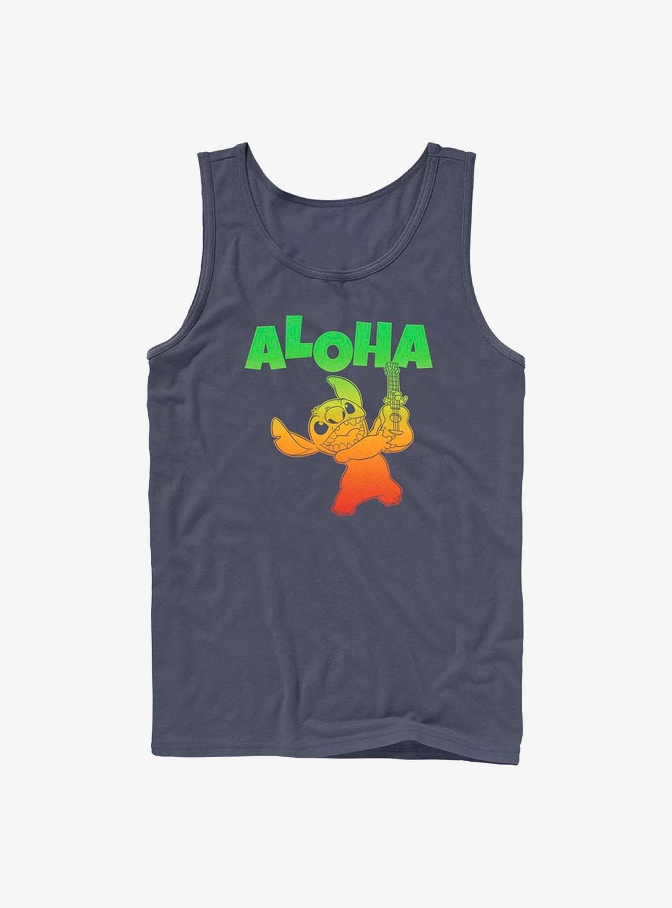 Disney Lilo & Stitch Aloha Stitch Tank, NAVY, hi-res