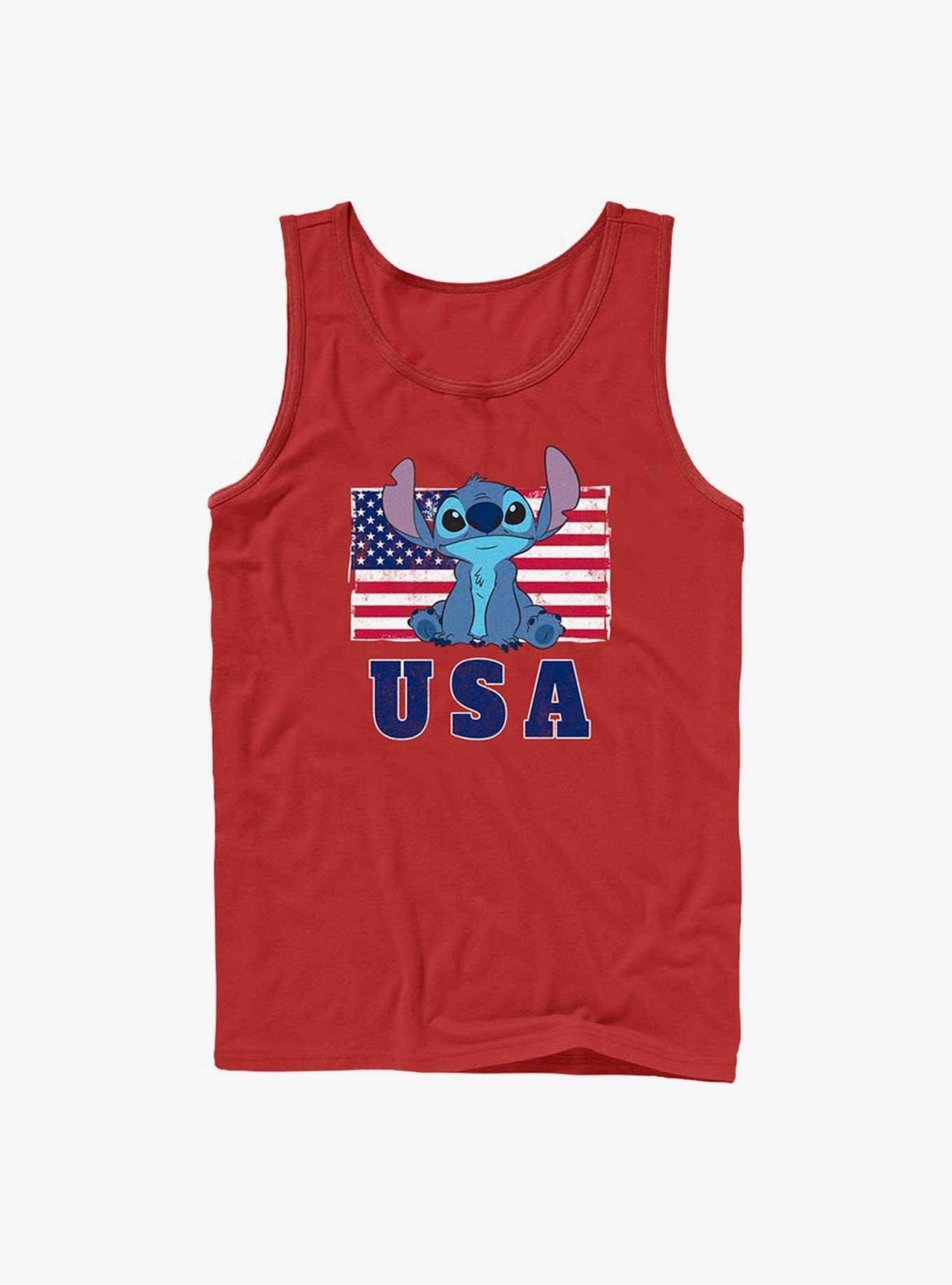 Disney Lilo & Stitch America Tank, RED, hi-res