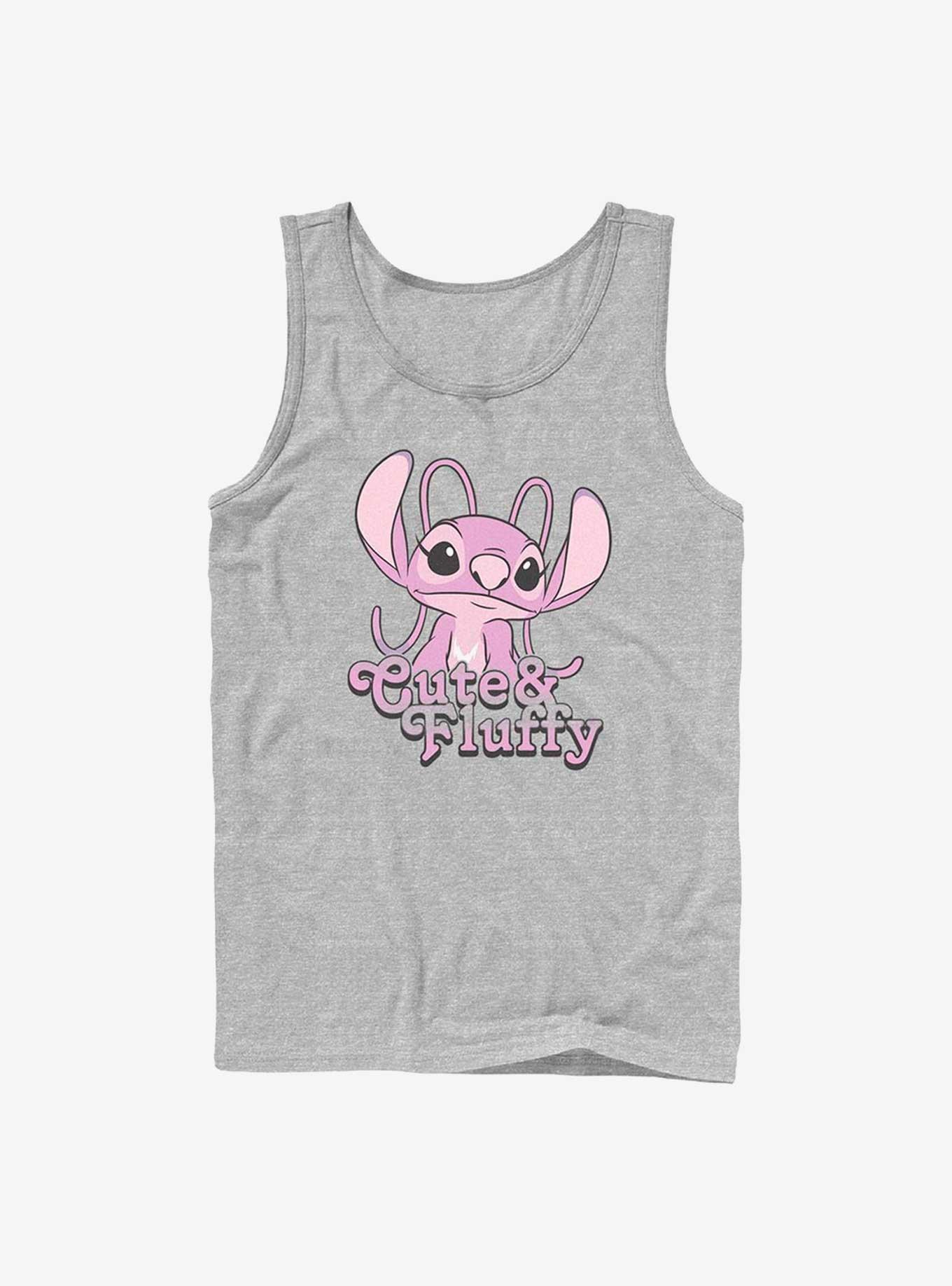 Disney Lilo & Stitch Fluffy Angel Tank, ATH HTR, hi-res