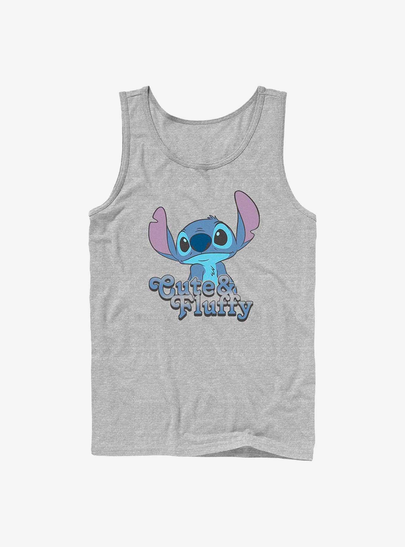 Disney Lilo & Stitch Fluffy Stitch Tank, ATH HTR, hi-res