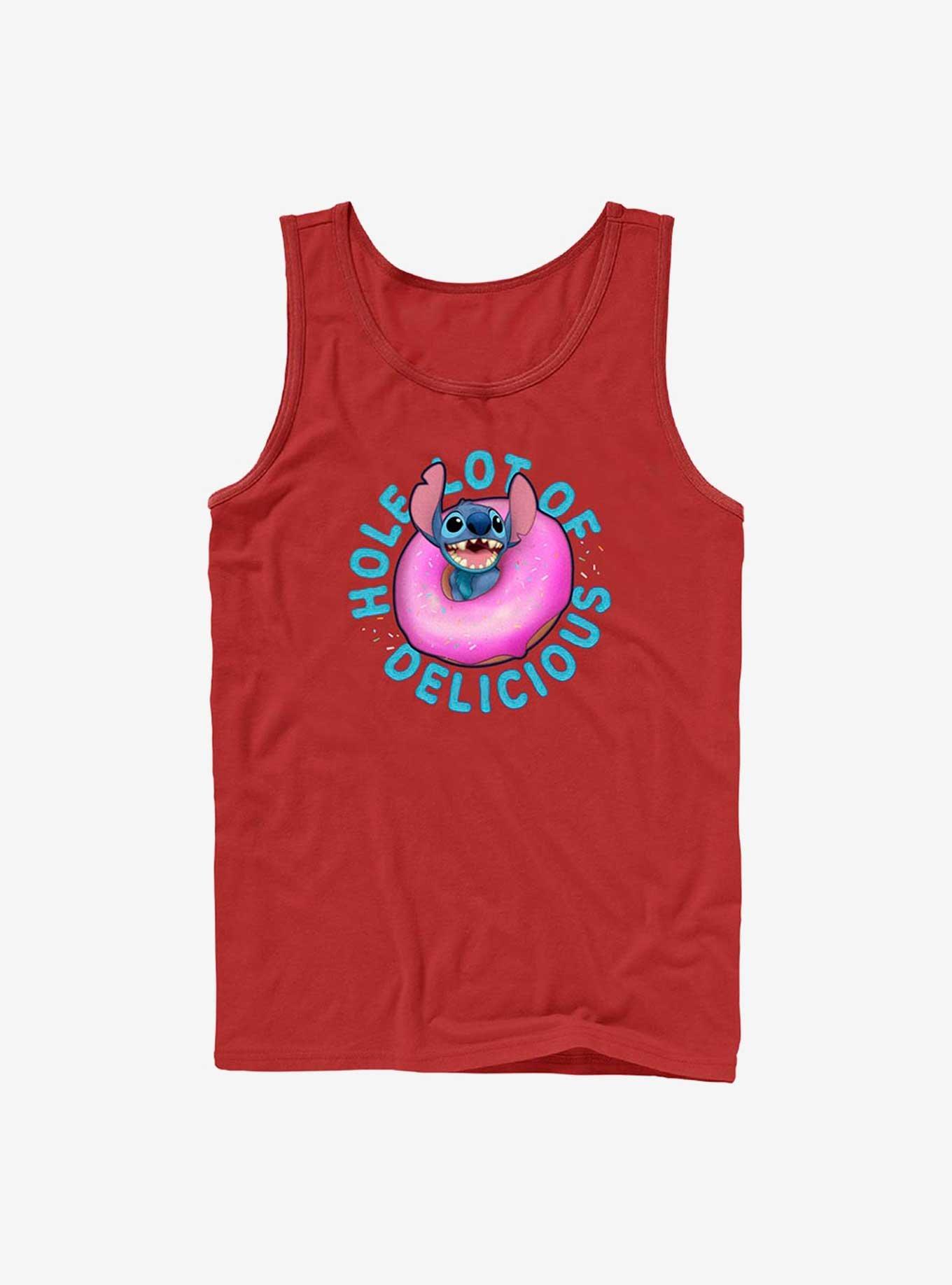Disney Lilo & Stitch Hole Lot Of Delicious Tank, RED, hi-res