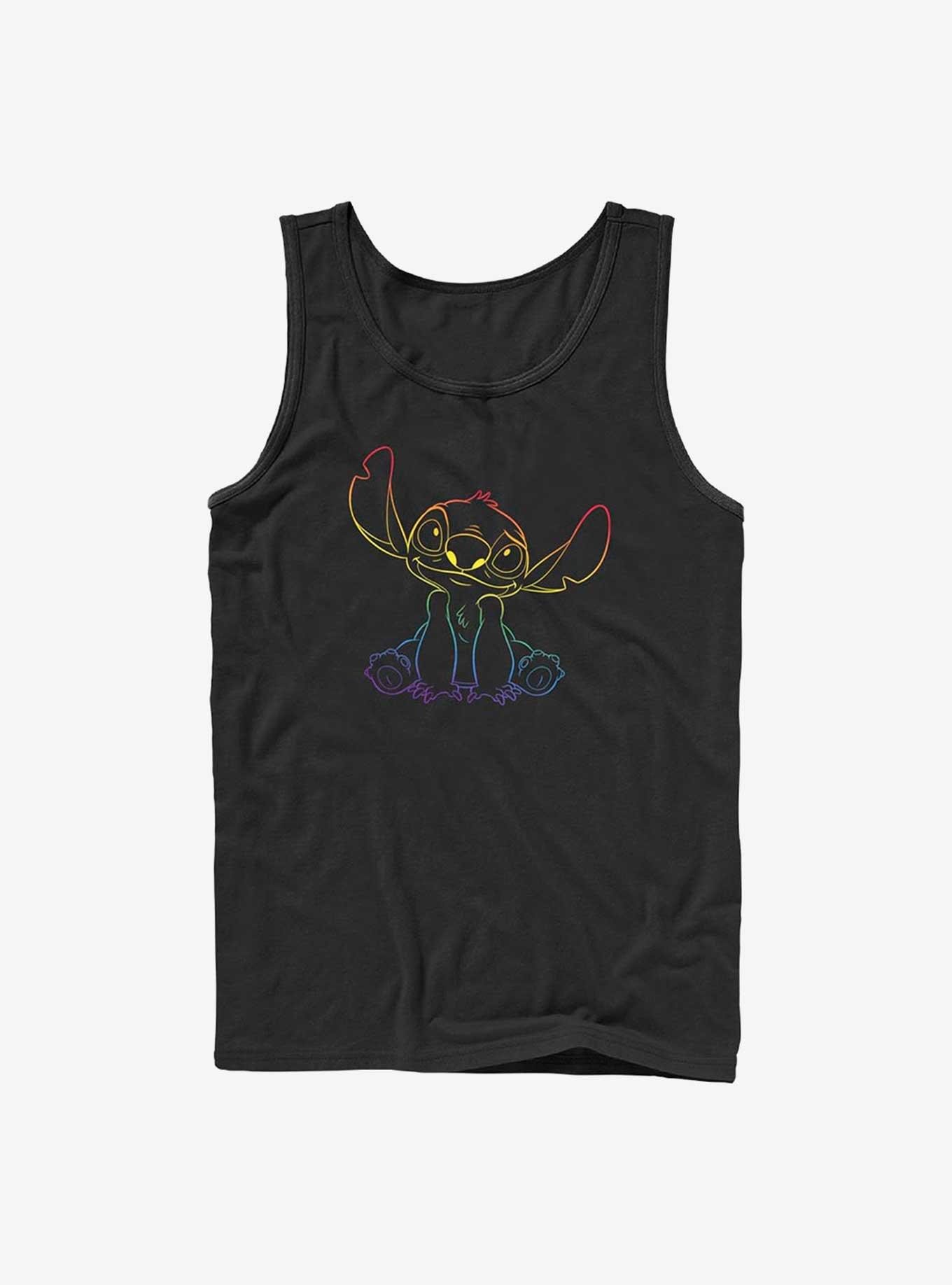 Disney Lilo & Stitch Pride Stitch Tank, BLACK, hi-res