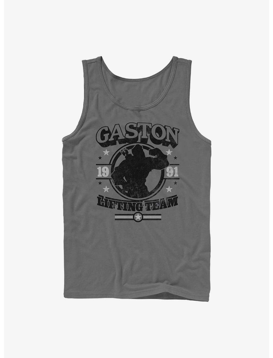 Disney Beauty and the Beast Gaston Gym Tank, CHARCOAL, hi-res