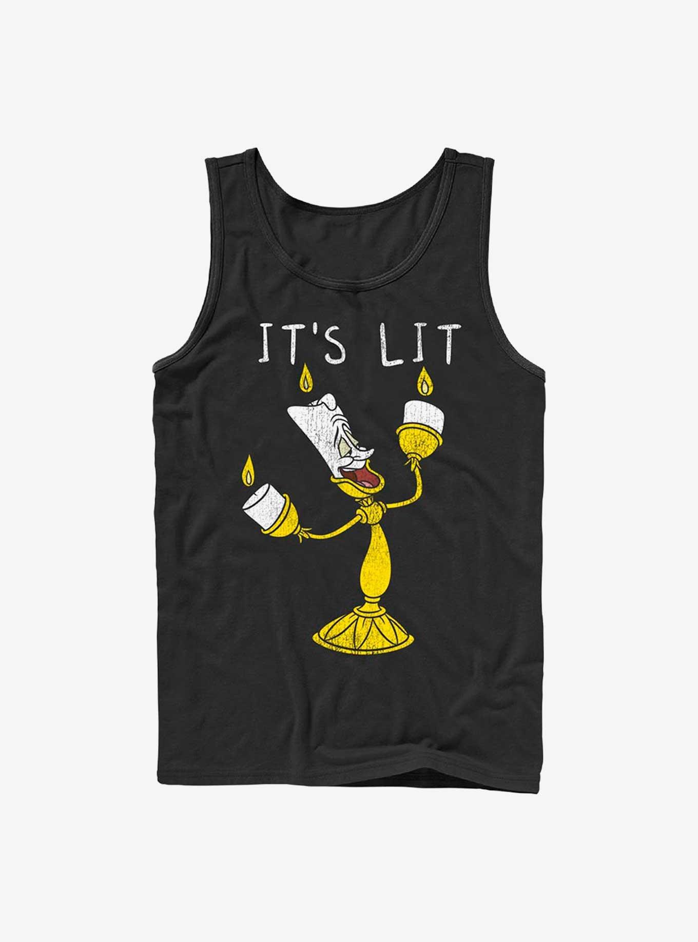 Disney Beauty and the Beast It's Lit Tank, , hi-res